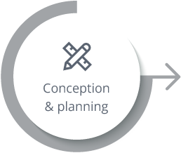 Conception und planning